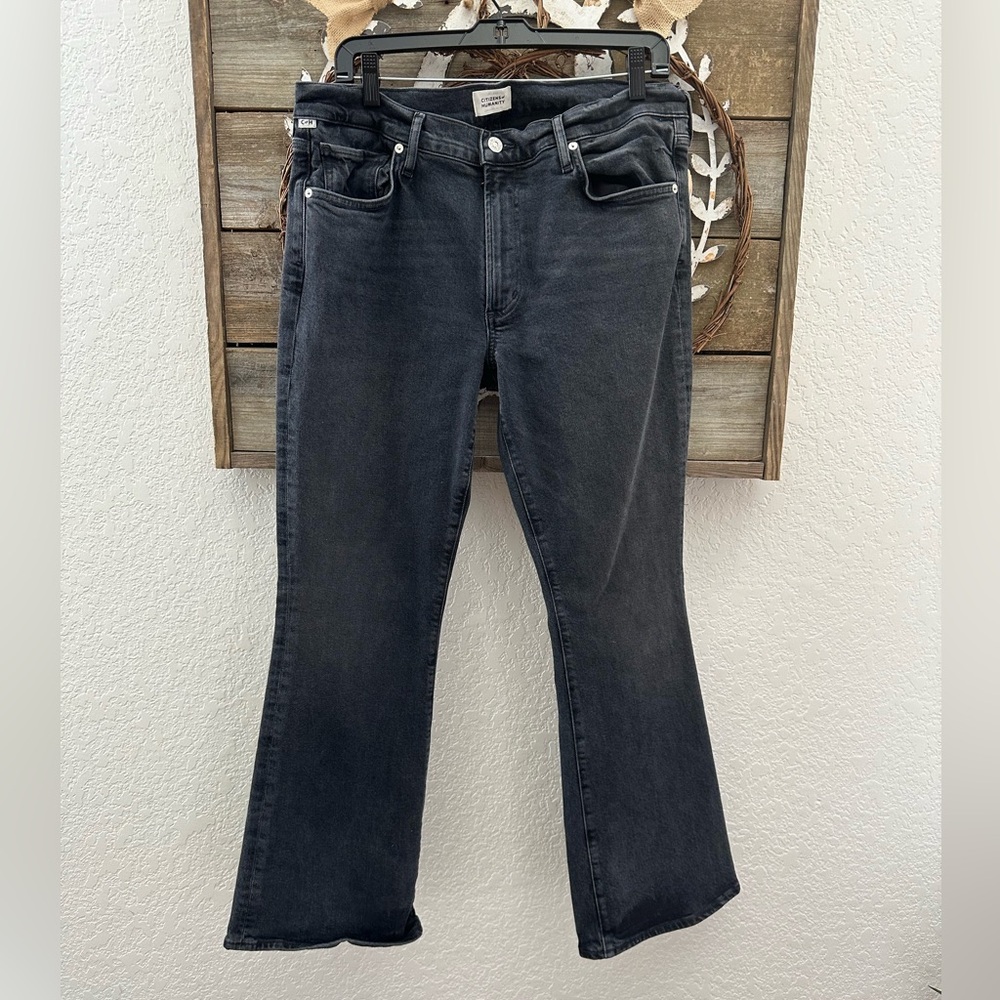 Citizens of‎ Humanity Emannuelle gray black wash stretch denim jeans size 31